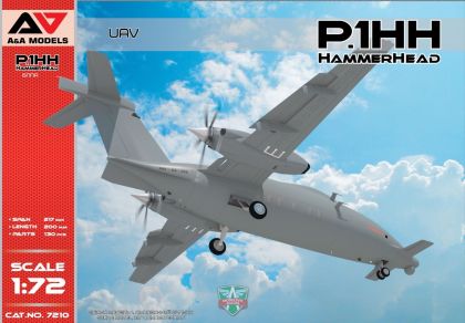 1:72 P.1HH HammerHead UAV (2nd flying prototype)