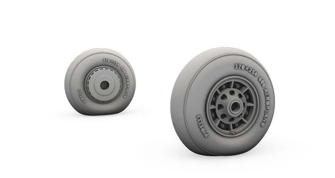 1:48 Reggiane Re 2000 Main Wheels