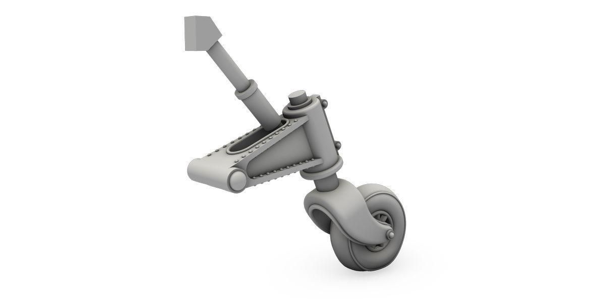 1:48 Reggiane Re 2000 Tailwheel with Strengthened Leg