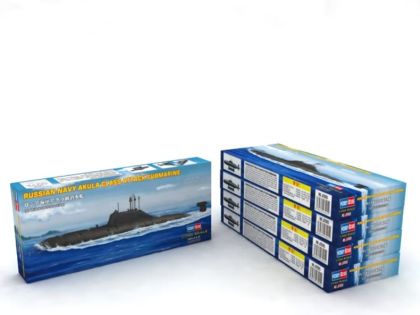 1:700 RUSSIA NAVY AKULA CLASS ATTACK SUB.