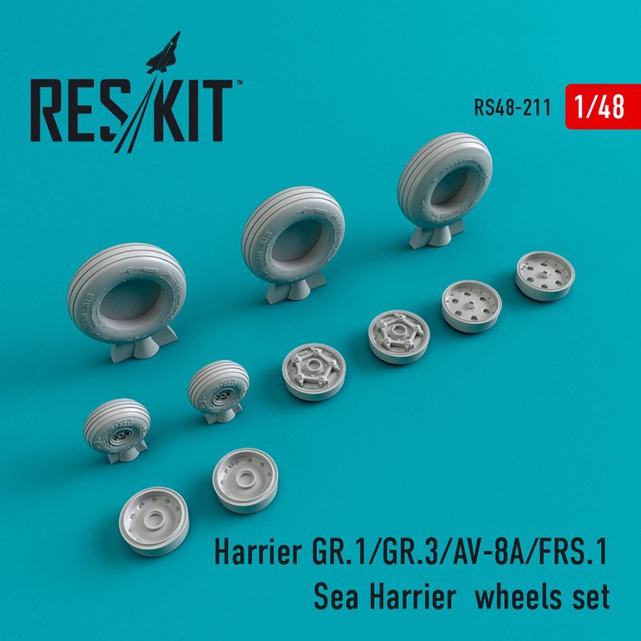 1:48 BAe Harrier GR.1/GR.3/AV-8A/FRS.1/Sea Harrier wheels set