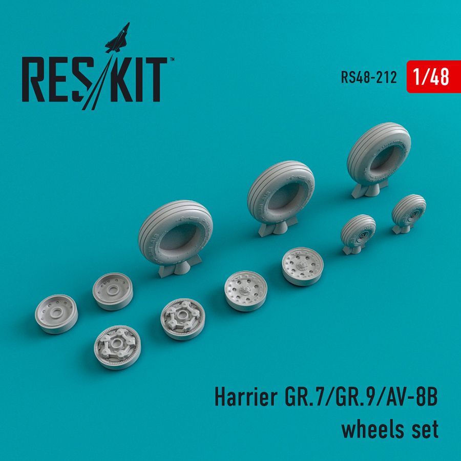 1:48 BAe Harrier GR.7/GR.9/AV-8B wheels set