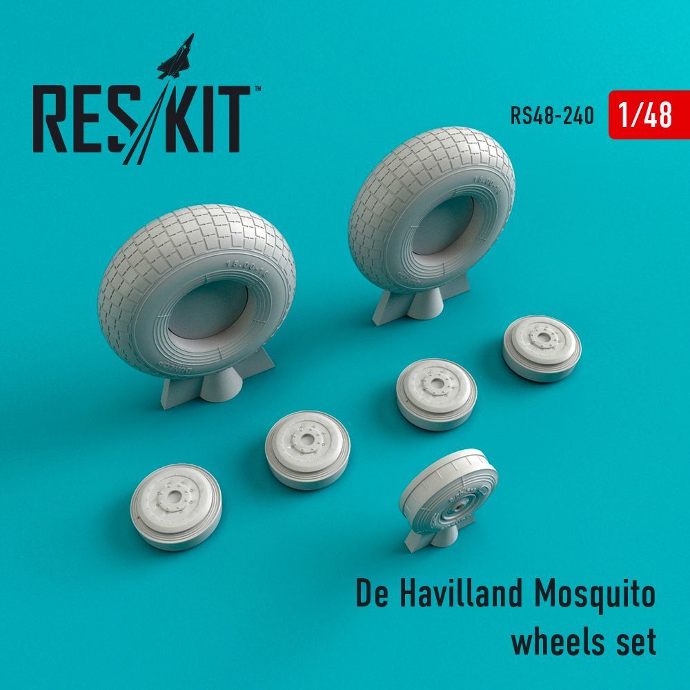 1:48 De Havilland Mosquito wheels set