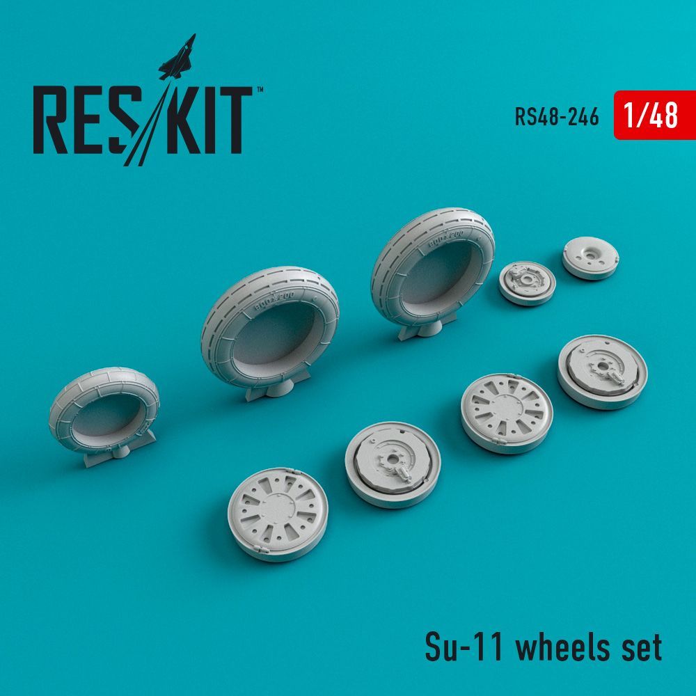 1:48 Sukhoi Su-11 wheels set