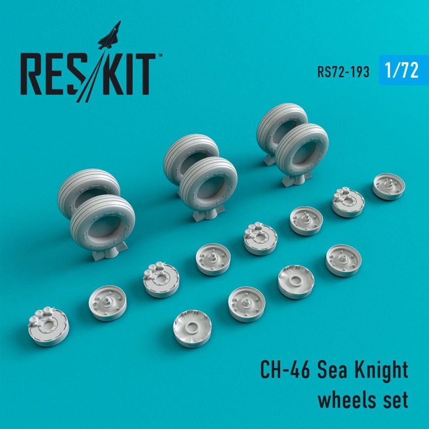 1:72 Boeing CH-46 Sea Knight wheels set
