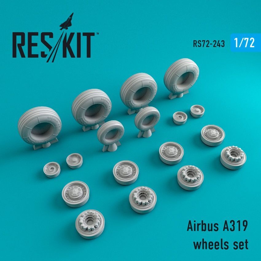 1:72 Airbus A319 wheels set