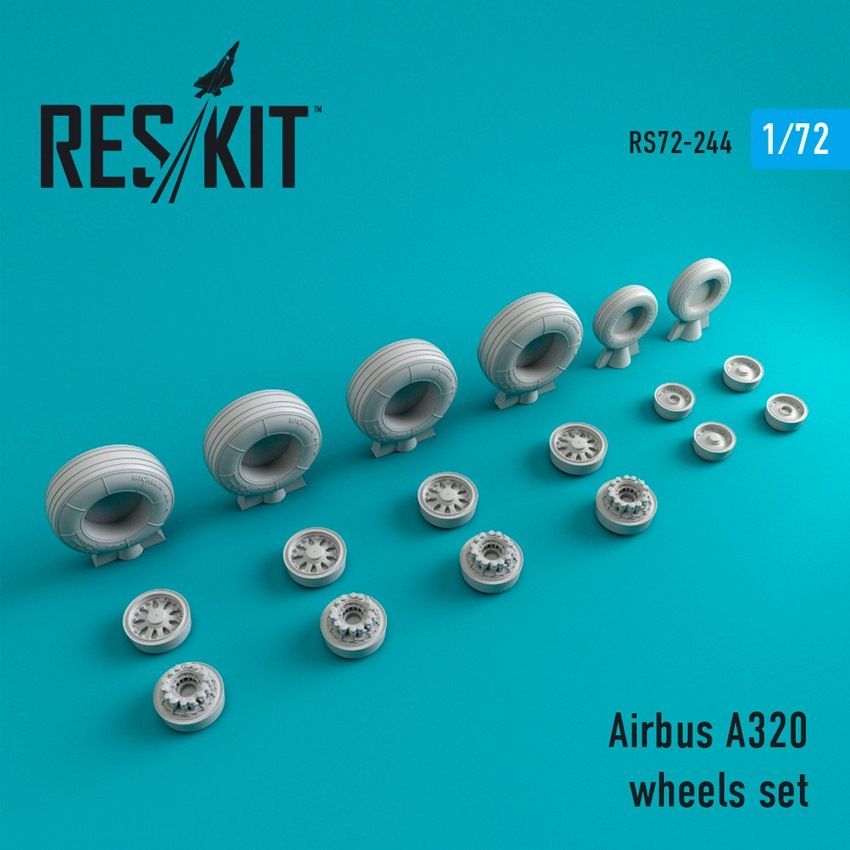 1:72 Airbus A320 wheels set