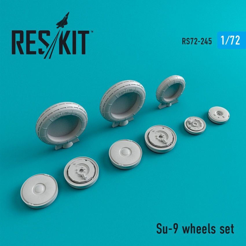1:72 Sukhoi Su-9 wheels set