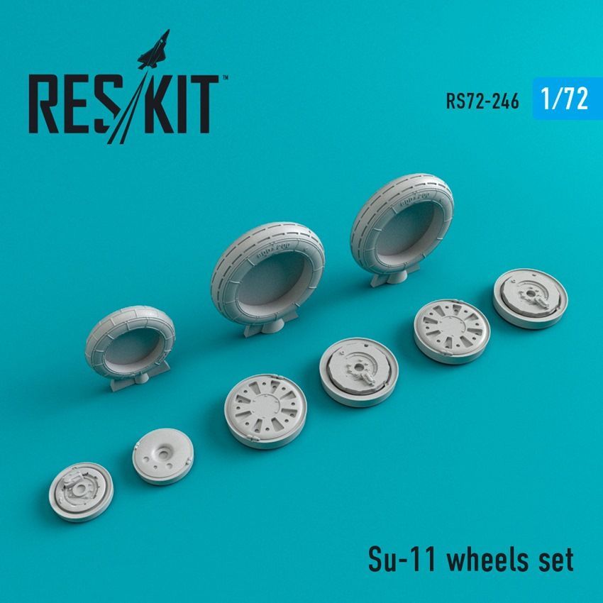 1:72 Sukhoi Su-11 wheels set
