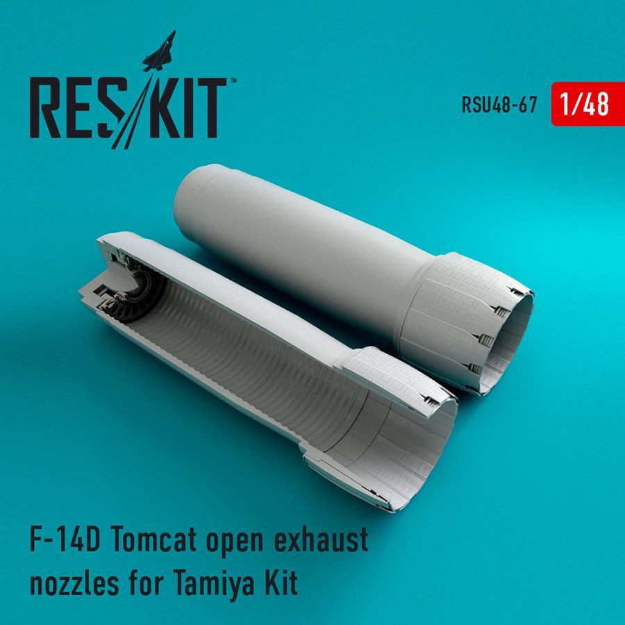 1:48 Grumman F-14D Tomcat open exhaust nozzles