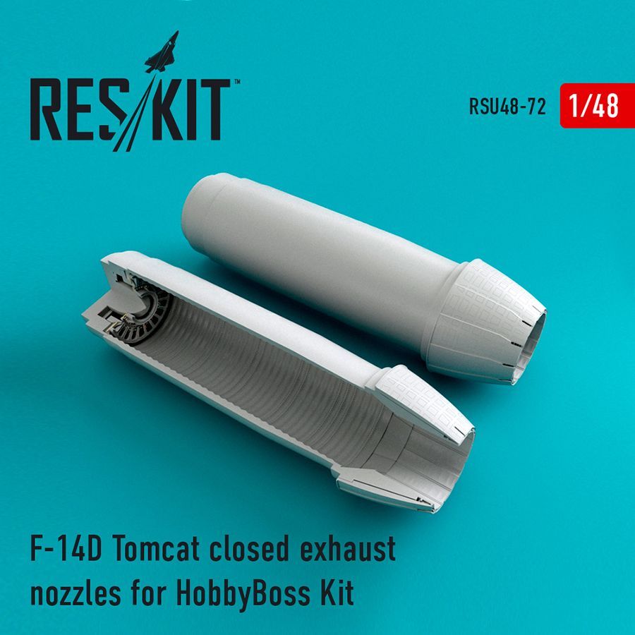 1:48 Grumman F-14D Tomcat closed exhaust nozzles