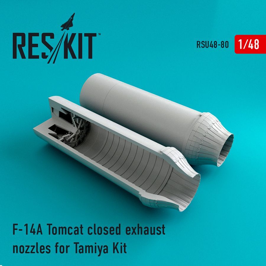 1:48 Grumman F-14A Tomcat closed exhaust nozzles