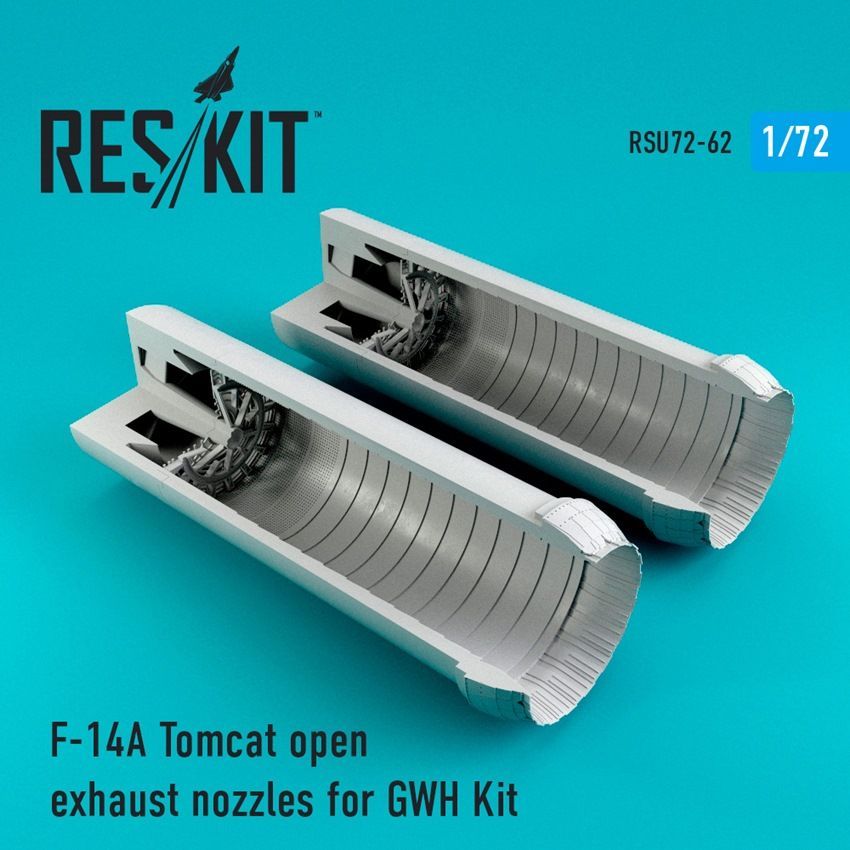 1:72 Grumman F-14A Tomcat open exhaust nozzles