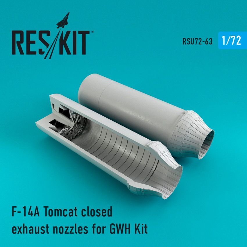 1:72 Grumman F-14A Tomcat closed exhaust nozzles
