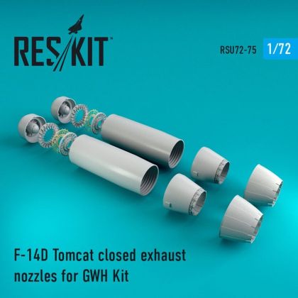 1:72 Grumman F-14A Tomcat closed exhaust nozzles