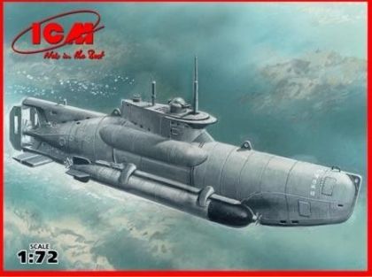 1:72 U-Boat Type XXVIIB “Seehund”(late) WWII German Midget Submarine