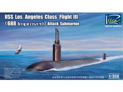 1:350 USS Los Angeles Class Flight III (688 Improved)
