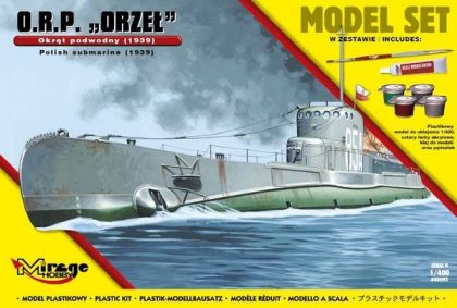 1:400 ORP 'Orzeł' [Polski Okręt Podwodny 1939] (MODEL SET)