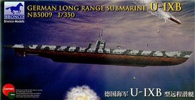 1:350 German Long Range Submarine U-IXB