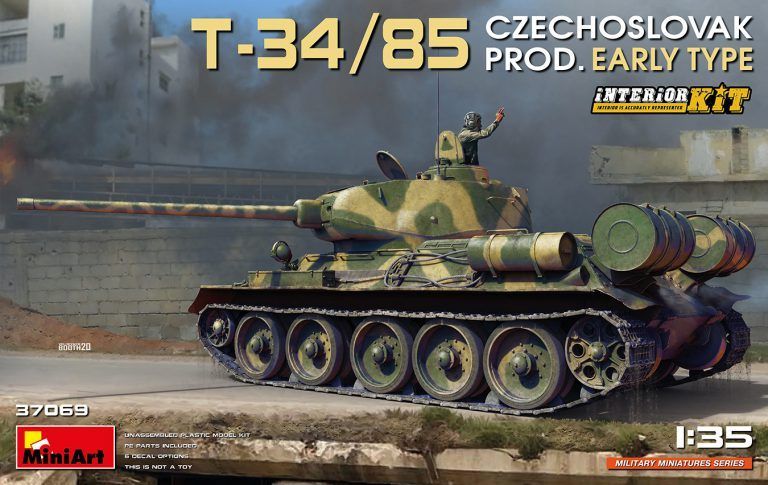 1:35 T-34/85 CZECHOSLOVAK PROD. EARLY TYPE. INTERIOR KIT