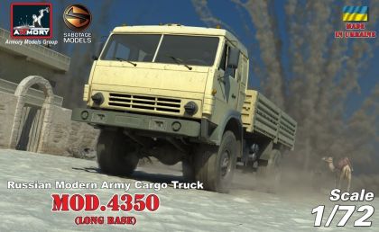 1:72 Russian Modern Army Cargo Truck mod. 4350 (LONG BASE)