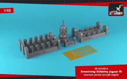 1:48 Armstrong Siddeley Jaguar-III aircraft engine