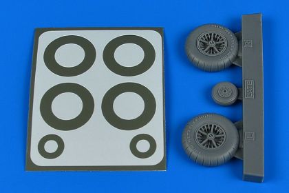 1:32 Bf 108 wheels & paint masks - late