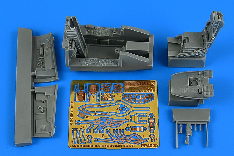 1:48 F-104G Starfighter cockpit set (C-2 ej. seat)