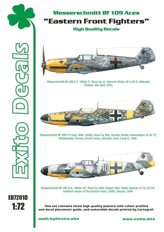 1:72 Messerschimtt Bf 109 Aces 