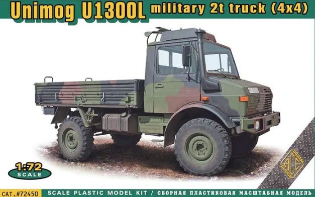 1:72 Unimog U1300L military 2t truck (4x4)