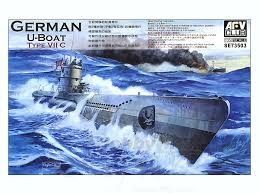 1:350 German U-Boat Type VII C