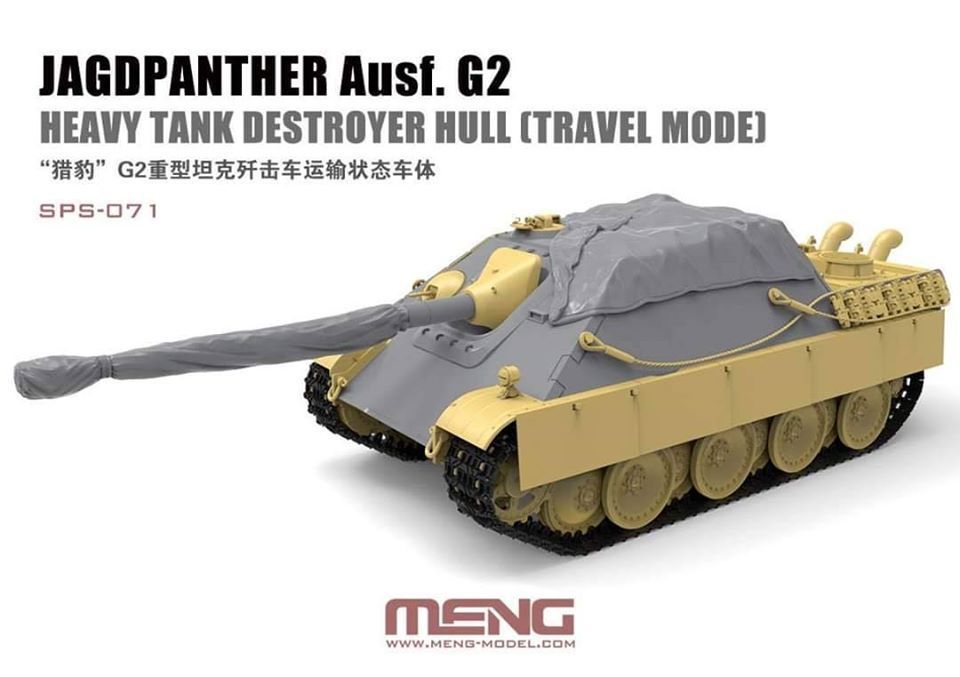 1:35 Jagpanther Ausf.G2 Hull (Travel) Resin