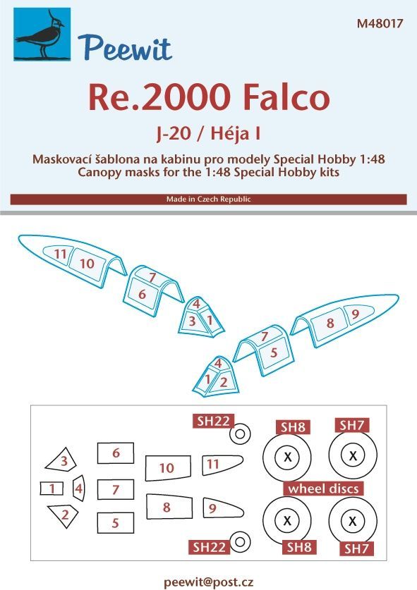 1:48 Reggiane Re.2000 Falco/J-20/Héja I