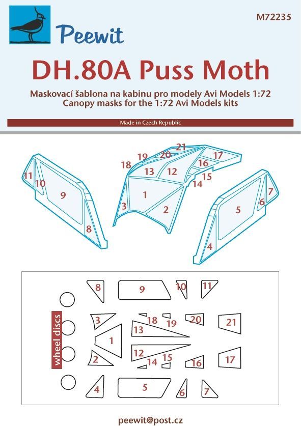 1:72 de Havilland DH-80A Puss Moth