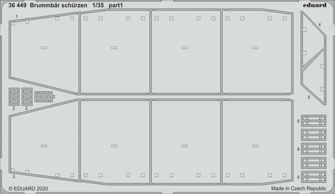 1:35 German Brummbar schurzen armour