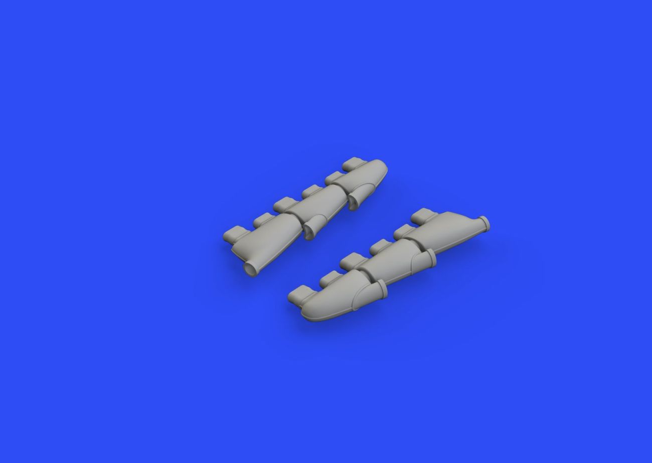 1:48 Supermarine Spitfire Mk.I exhaust stacks