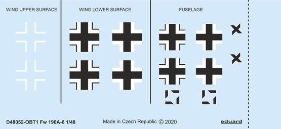 1:48 Focke-Wulf Fw-190A-6 national insignia