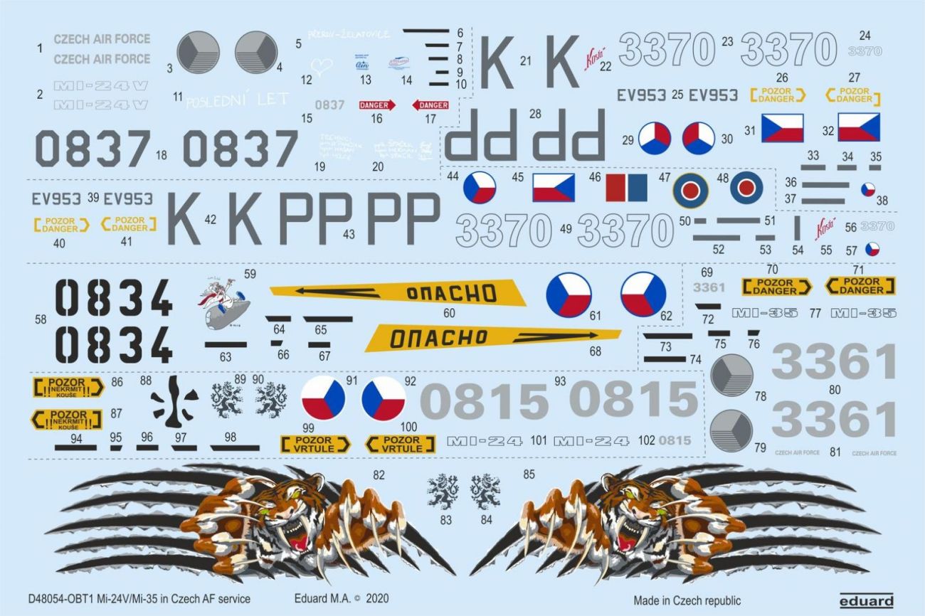 1:48 Mil Mi-24V/Mi-35 in Czech AF service