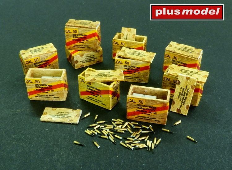 1:48 US muniční bedny na náboje v krabičkách