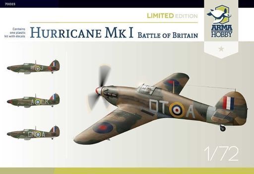 1:72 Hurricane Mk I - Battle of Britain - Limited Edition!