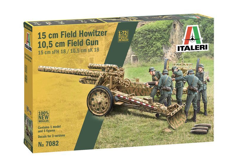 1:72 15 cm Field Howitzer / 10,5 cm Field Gun