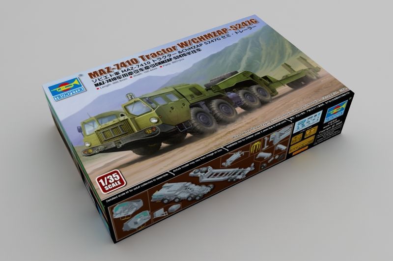 1:35 MAZ-7410 Tractor W/CHMZAP-5247G