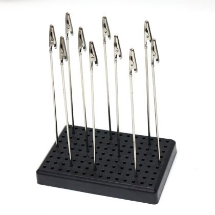 Paint holder with 10 clips
