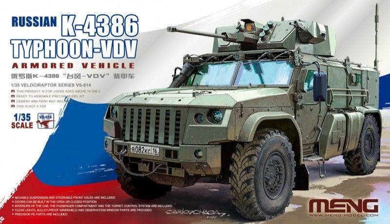 1:35 Russian K-4386 Typhoon-VDV Armored Vehicle