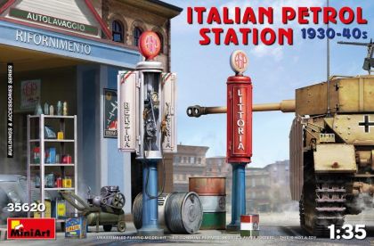 1:35 ITALIAN PETROL STATION 1930-40s