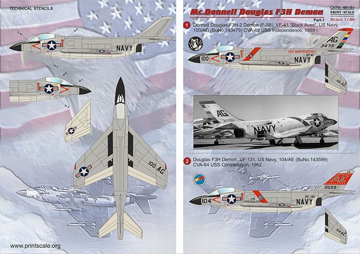 1:48 McDonnell F3H Demon Part-1