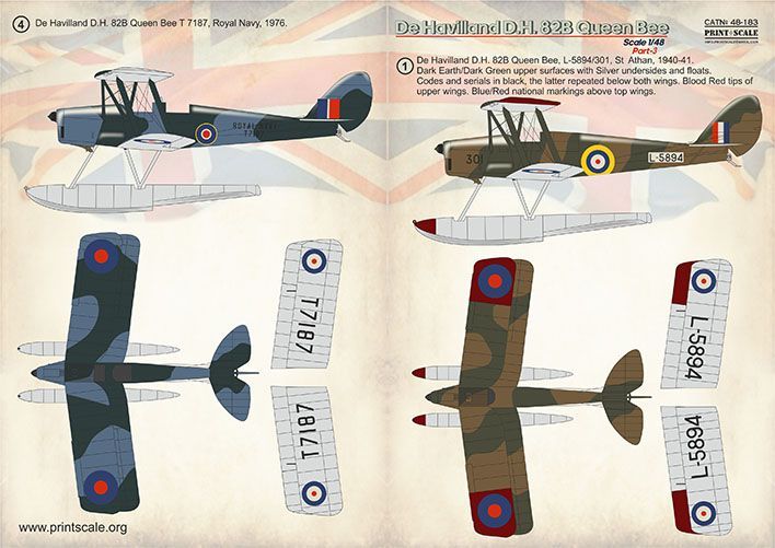 1:48 de Havilland DH-82b Tiger Moth Queen Bee Part-3