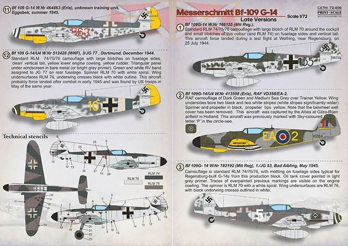 1:72 Messerschmitt Bf-10G-14 Late