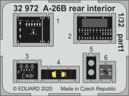 1:32 Douglas A-26B Invader rear interior