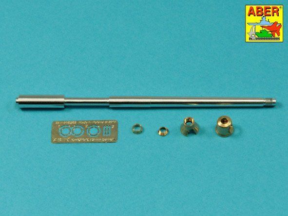 1:35 German 75mm barrel for KwK40L/43 with early model muzzle brake for Pz.Kpfw. VI, Ausf.G